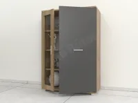 Márió 80-as üveges komód 1